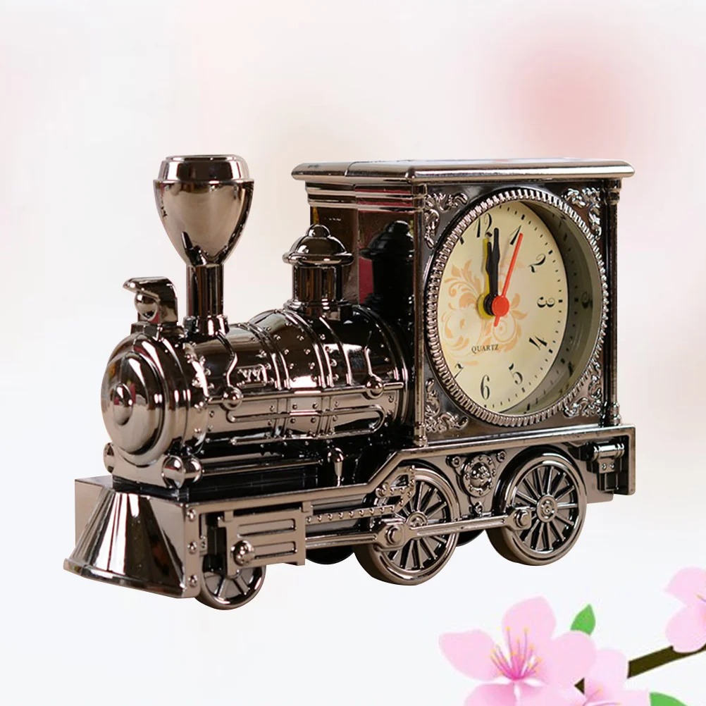 

Retro Alarm Clock Retro Alarm Clock Model Kids Alarm Clock Desk Clock Metal Alarm Clock Locomotive Train Decor