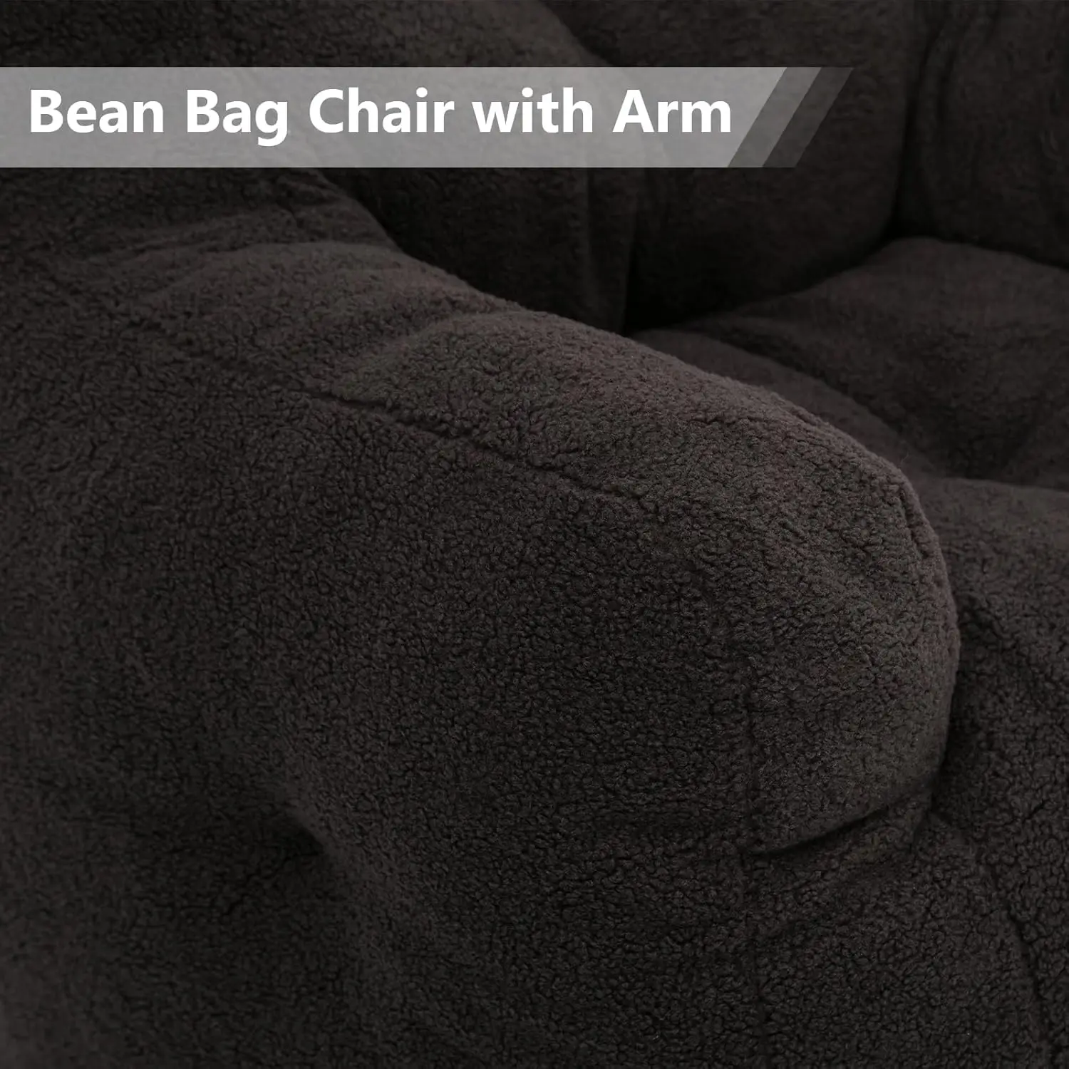 Кресло-мешок Большое кресло-мешок для взрослых с подлокотником Удобный