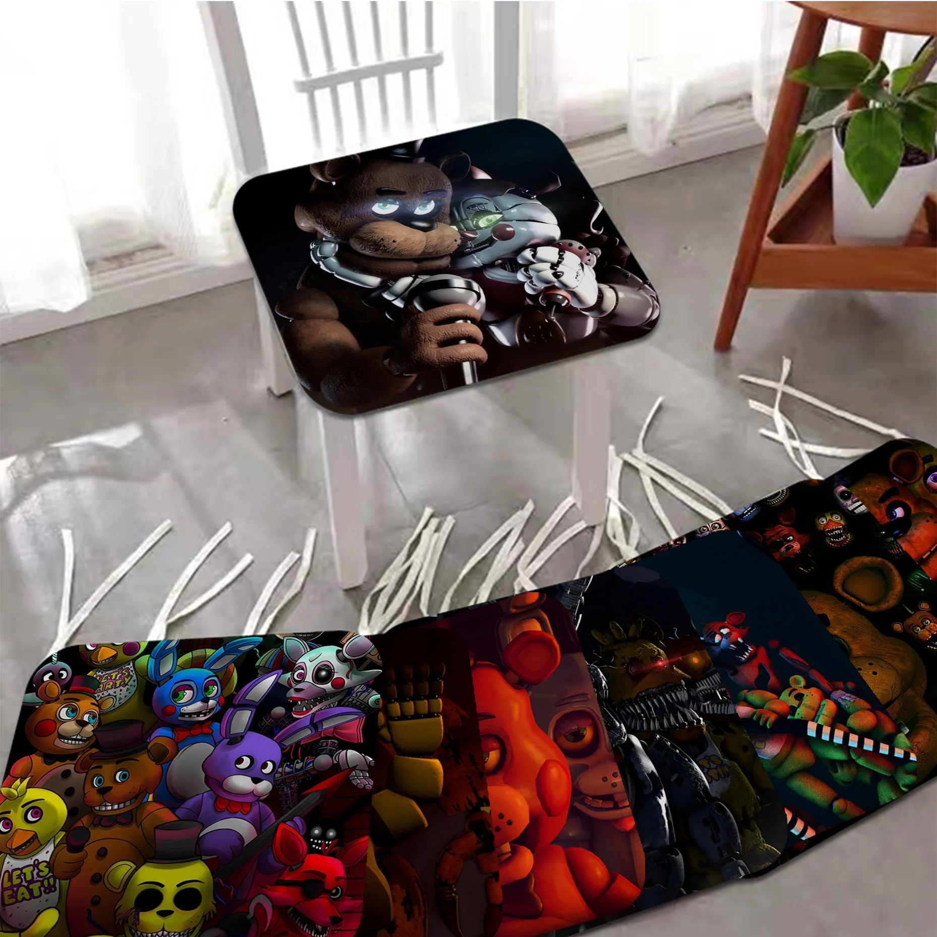 

Five N-Nights At F-Freddy's Cushion Mat Square Dining Chair Cushion Circular Decoration Seat For Office Desk Cushions Home Decor