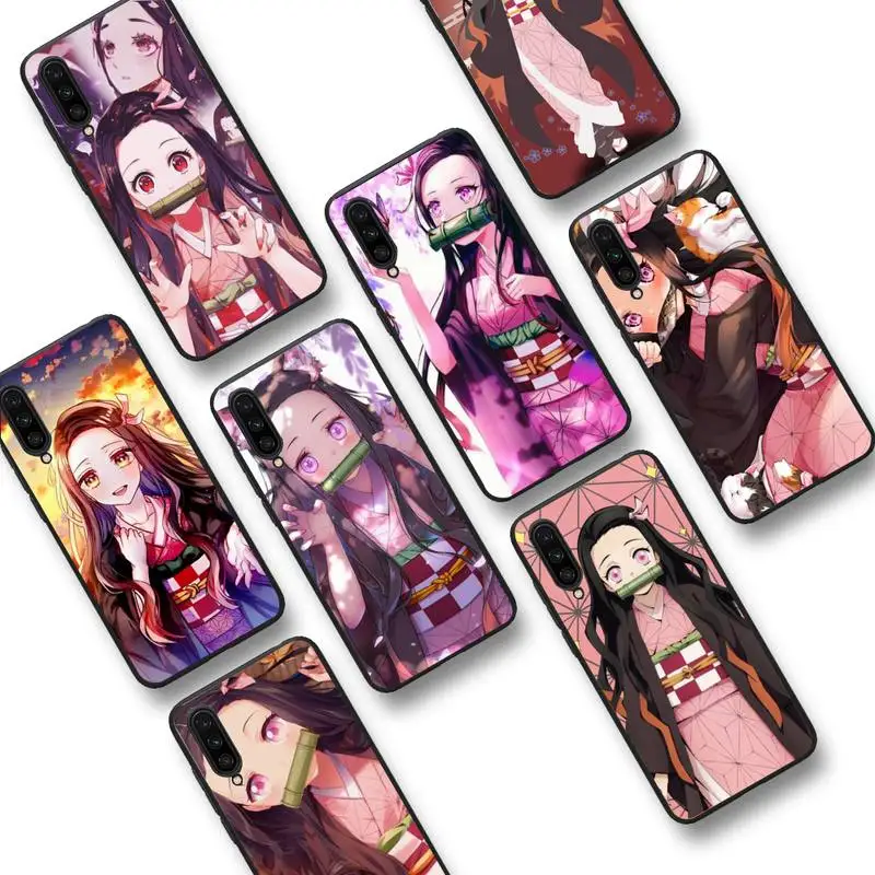

Demon Slayer Kamado Nezuko Phone Case for Samsung S20 lite S21 S10 S9 plus for Redmi Note8 9pro for Huawei Y6 cover