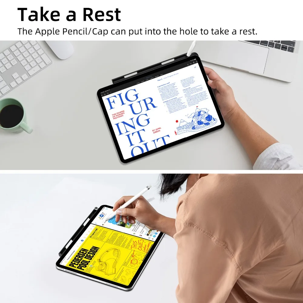 Держатель для карандашей Apple Pencil 2 поколения совместимый с клавиатурой M-agic