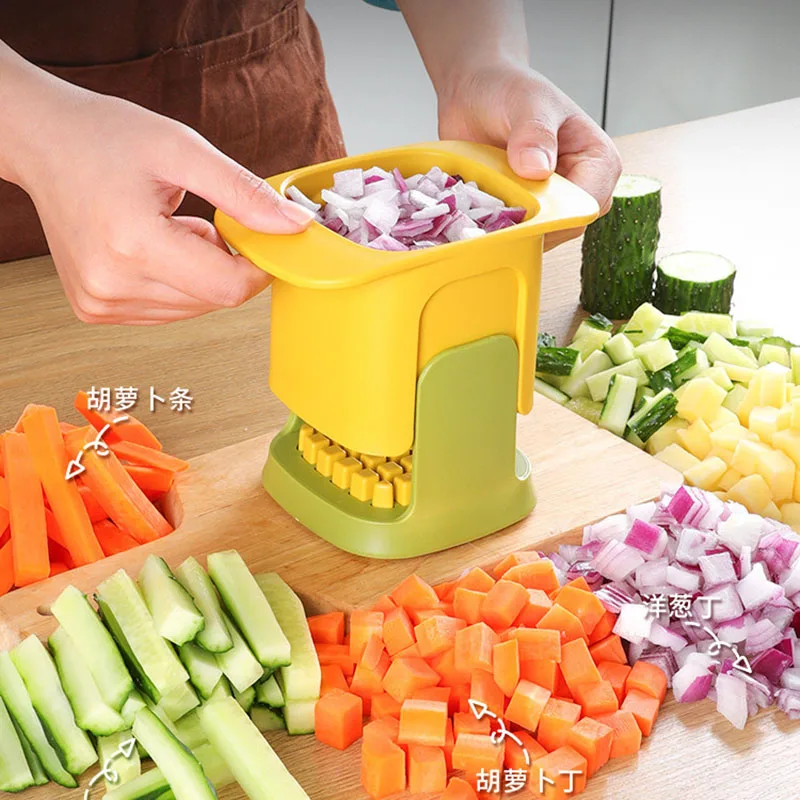 

Multifunctional Cutter Slicer Chipper Potato Onion Carrot French Fries Home Strip Cutter Kitchen Vegetable Cooking Accessories