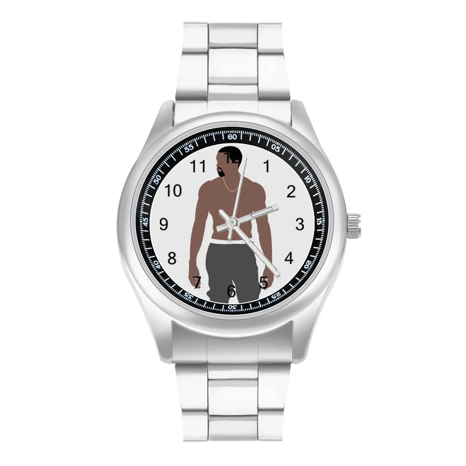 Action Figure Kanye West Fanart Quartz Watch Rapper Heartbreak Power Sing Photo Unusual Wrist Watch Stainless Home Wristwatch