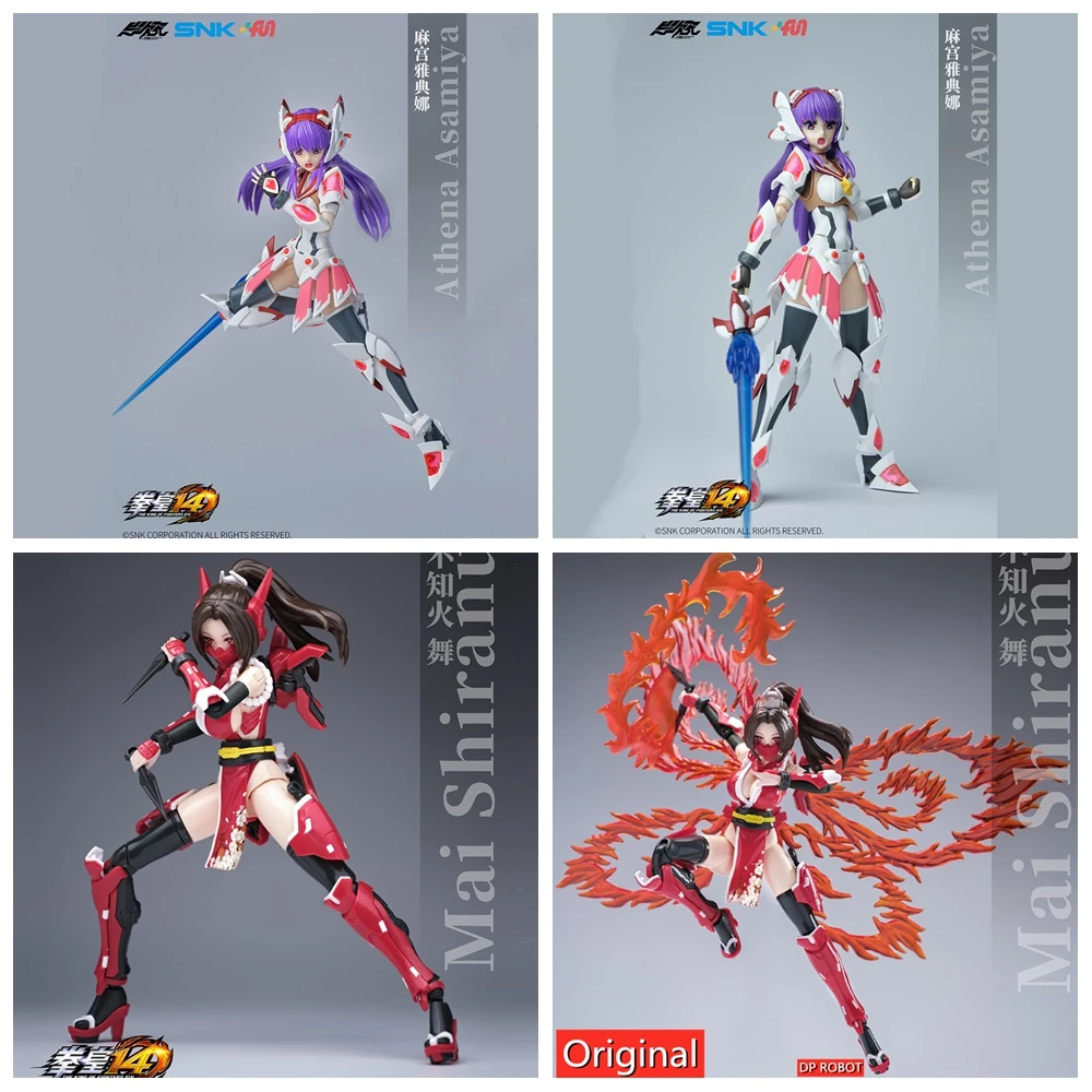 

IN Stock Original YCY-Mai Shiranui SNK 1/12 Kawali Athena Asamiya Mobile Suit Girl Assembly Model Kit Action Toy Figure