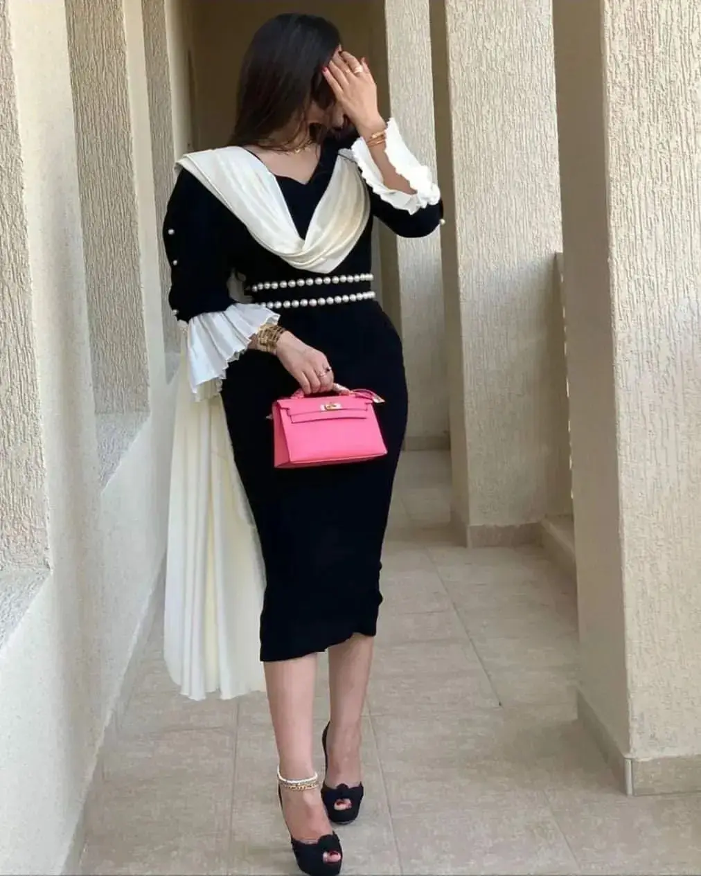 

Prom Dresses 2023 New Women's Formal Occasion Dresses Fashion Beaded Trumpet Sleeve Design Can be Customized