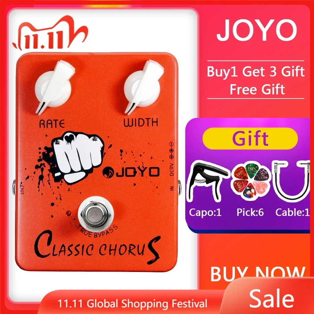 

JOYO JF-05 Guitar Classic Chorus Effect Pedal Crisp And Transparent Chorus Effects Pedal Electric Guitar Parts & Accessories