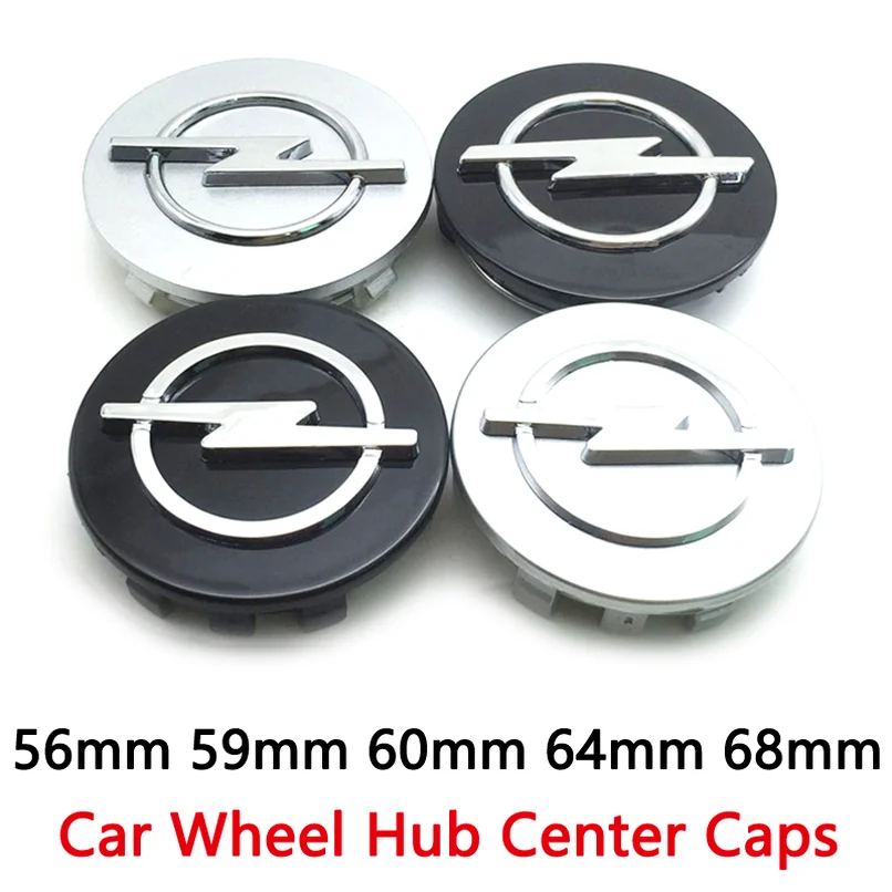 

4pcs Opel 59mm 64mm 56mm 60mm 68mm Car Wheel Hub Center Caps Rims Dust-Proof Covers Auto Parts Accessories Logo Badge Emblem