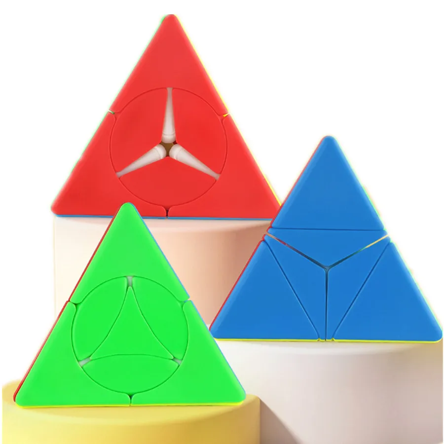 

Fanxin 3X3 Пирамида магический куб монета ветряная мельница пагода Куб ВОЛШЕБНЫЙ Профессиональный пазл игрушки для детей подарок Cubo Magico игрушка