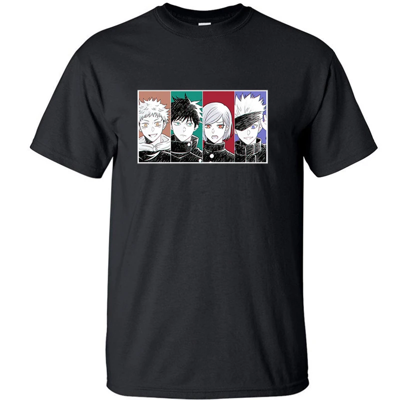 

Jujutsu Kaisen T Shirt For Men Japanese Anime Graphic T Shirts Tshirt Tee Clothing Streetwear Tshirts Cotton Summer Tops Tees