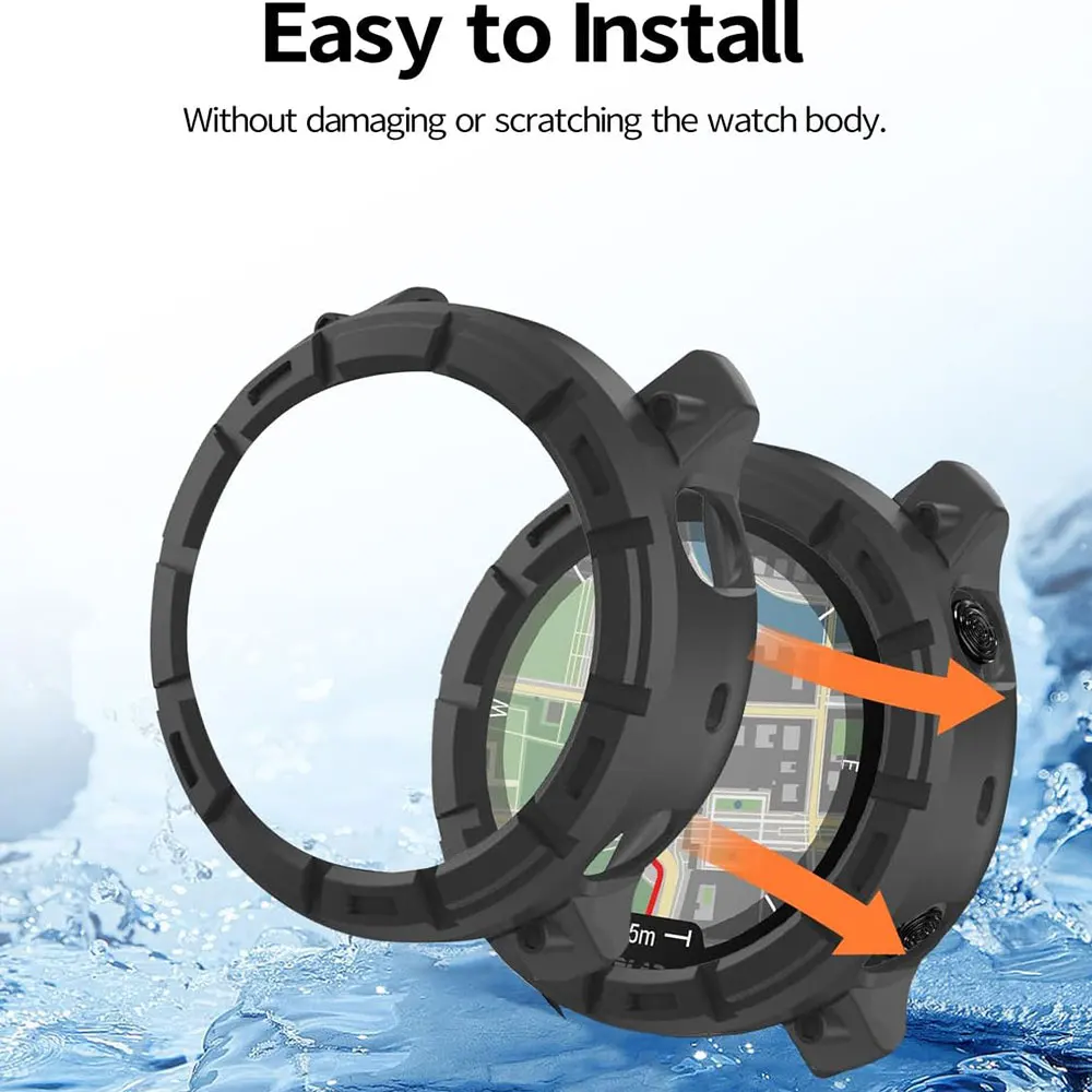 Фото Защитный чехол для Polar Vantage M3, сменные аксессуары для часов, защитный чехол-бампер для Polar Vantage M3, чехлы с рамкой №4