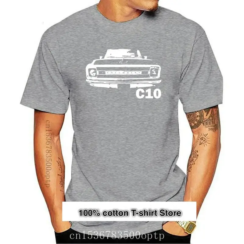 

Camiseta negra с номером модели Апачи C10, nueva, 1969