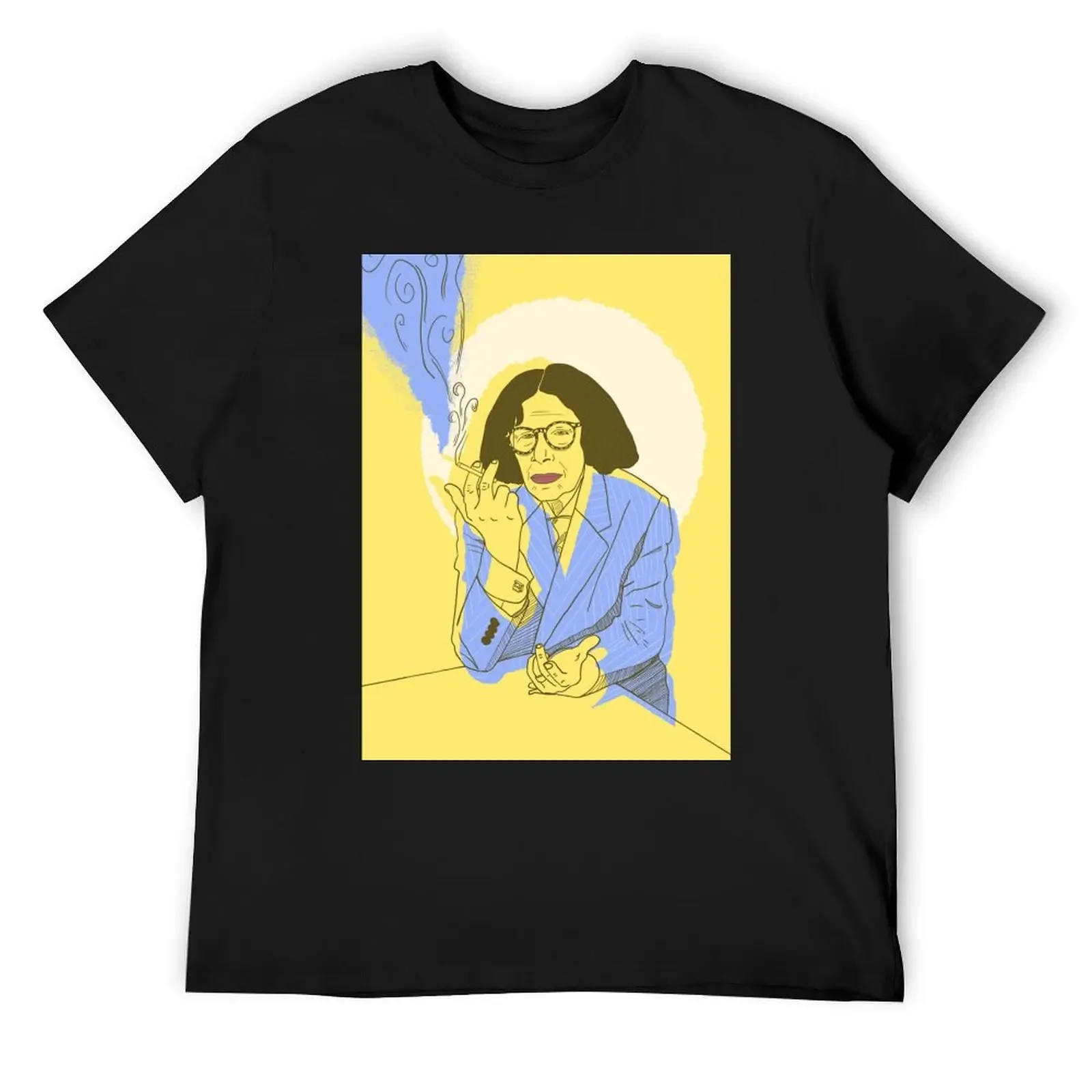 Футболка Fran Lebowitz футболка на заказ летние топы хлопковые футболки с рисунком