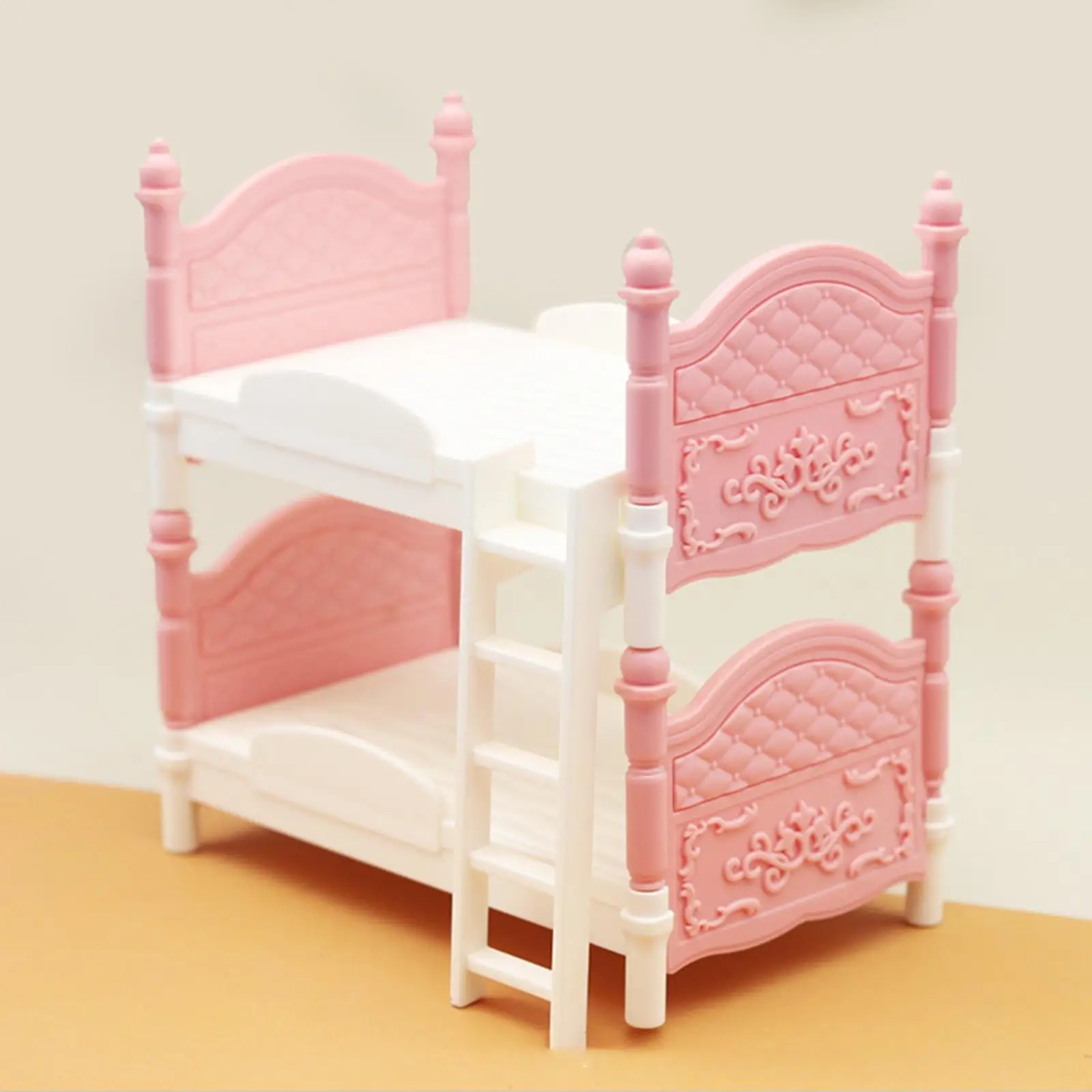

Имитация масштаба 1:12 Кукольный дом двухъярусная кровать набор моделей, украшения изысканное качество изготовления аксессуар Спальня Декор ролевая игра игрушка сделай сам