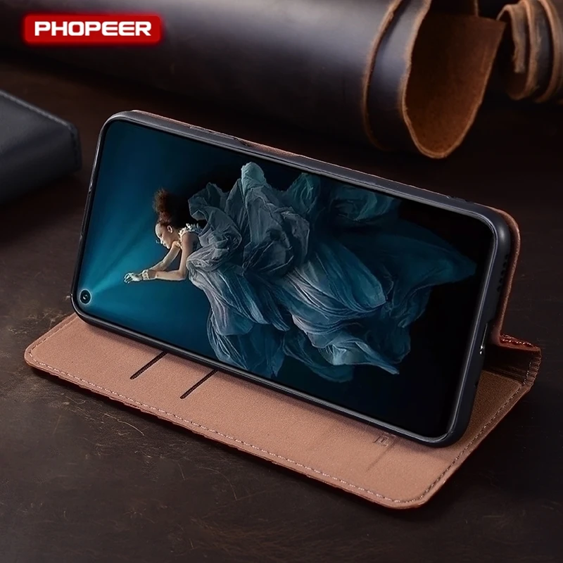 Чехол-книжка из натуральной кожи для Huawei Honor X7 X8 X9 X7a X7b X8a X8b X9a X9b X 7 8 9 a b