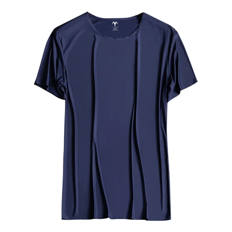 Японская летняя быстросохнущая Мужская крутая бесшовная футболка с коротким