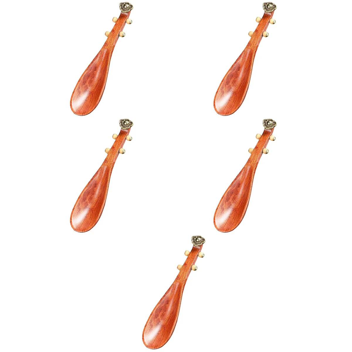 

5pcs Wooden Loose Tea Leaf Tea Wooden Grains Home Kitchen Gadgets