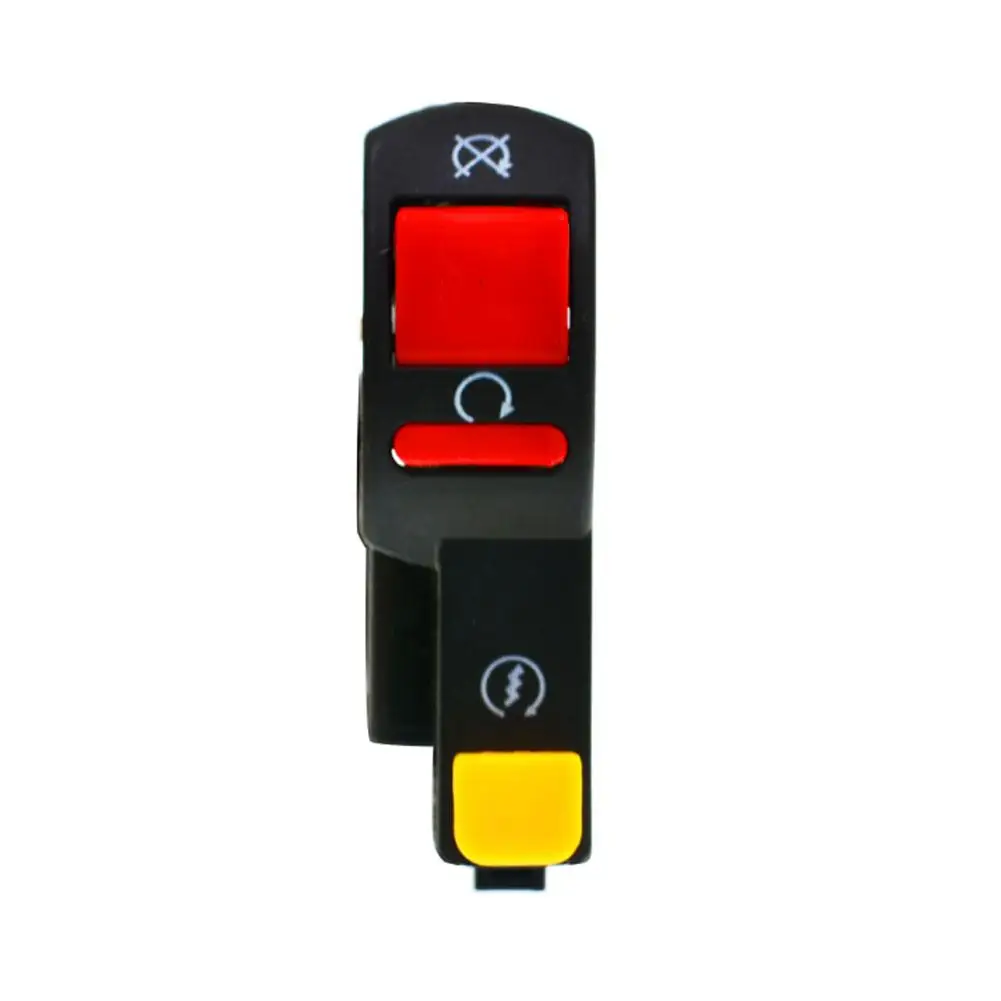 

Universal Connection Motorcycle Handlebar Control Switch Double Flash Horn Flameout Start Switch Modified Accessories
