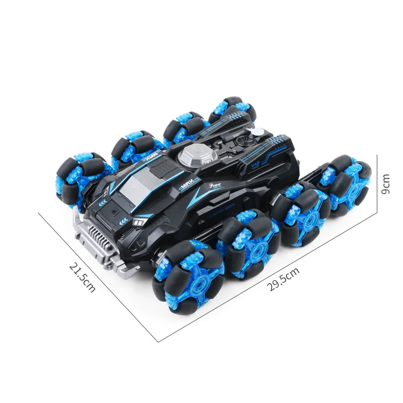 RC Multifunction Stunt 8WD Car 360 Degree Rotation Drift For Adults Remote Control Deform Toys DIY Assembly Dual Control Vehicle enlarge