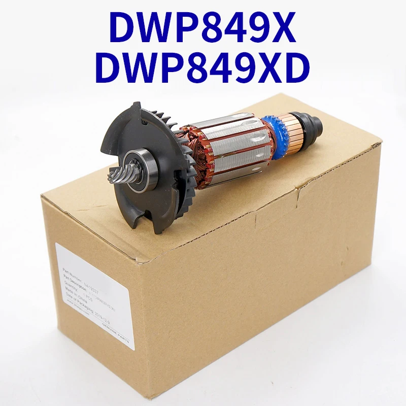 AC220-240V Rotor Armature DWP849X for DEWALT DWP849X DWP849XD Auto Polisher Original Stator Coil Anchor Replacement Parts