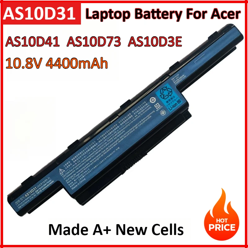 AS10D31 10 8 В 4400 мАч аккумулятор для ноутбука Acer 4741G 5741 AS10D41 AS10D51 AS10D61 AS10D71 AS10D73 AS10D75 AS10D3E