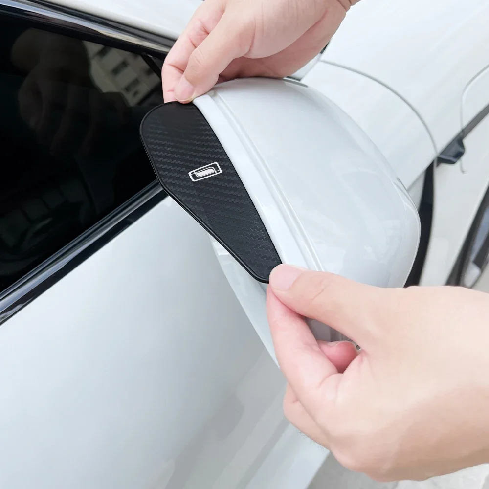 Автомобильное зеркало заднего вида дождевая наклейка для бровей внутреннее