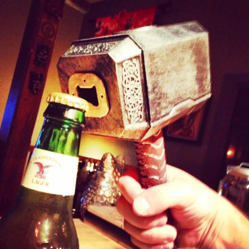 

Creative Hammer Beer Bottle Opener Personalized Hammer Beer Bottle Opener With Magnetic Hammer Fridge Sticker