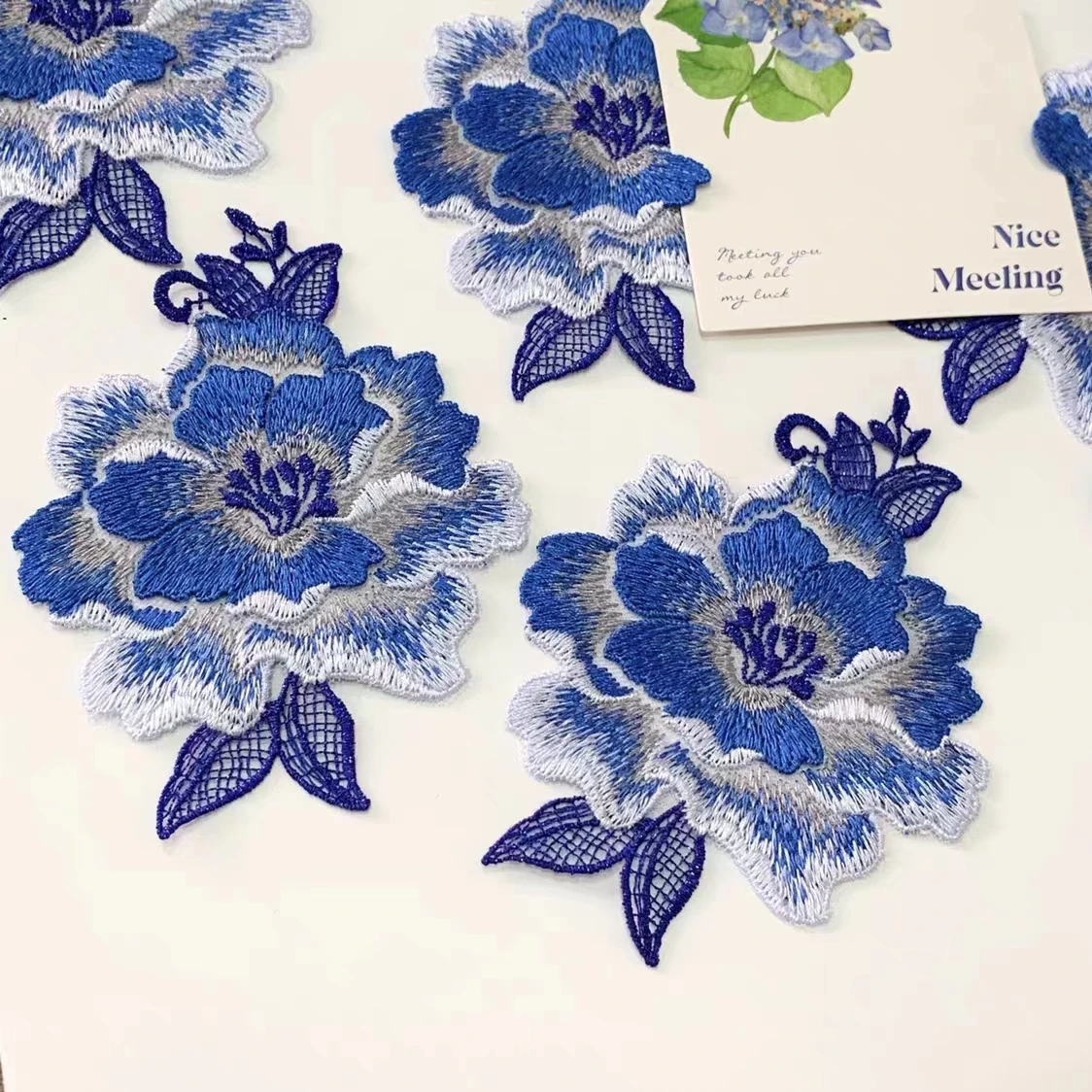 5 шт./партия декоративная Кружевная аппликация 9 5*12 см