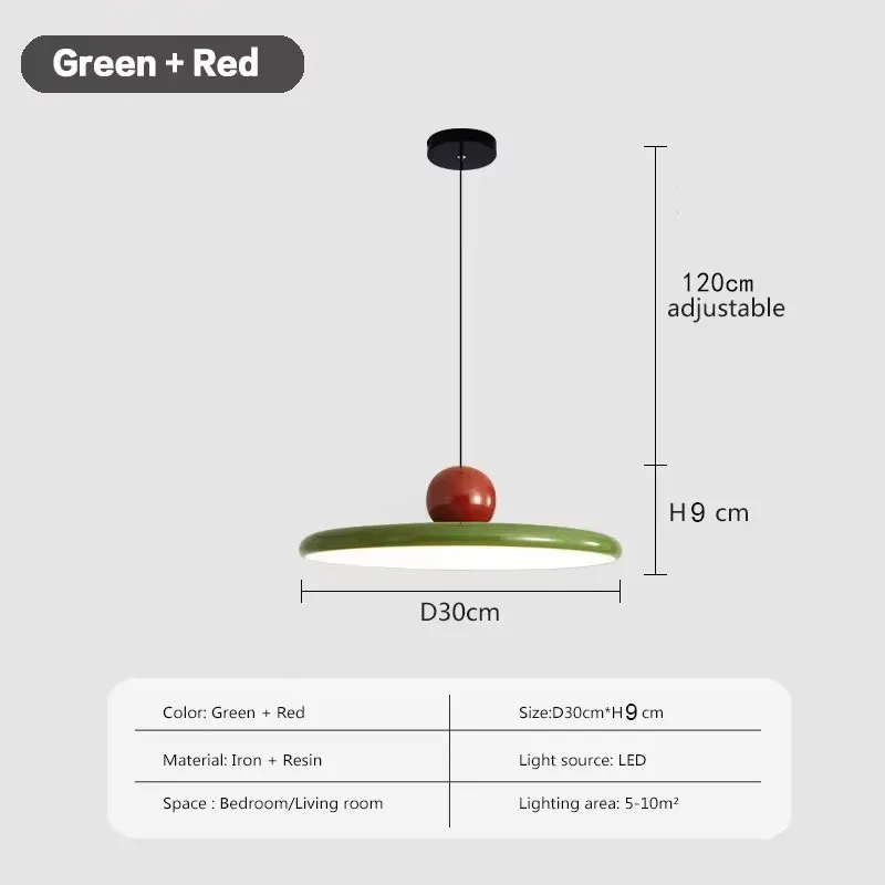 

Современная простая светодиодная люстра UFO для ресторана, нордическая домашняя Минималистичная обеденная комната, украшение для дома