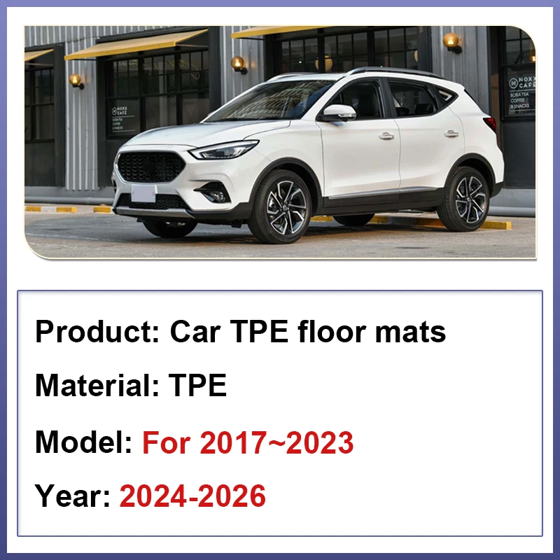 Фото Коврики для пола автомобиля LHD для MG ZS, аксессуары MGZS 2017-2023, коврик из TPE, водонепроницаемый, автозапчасти №3