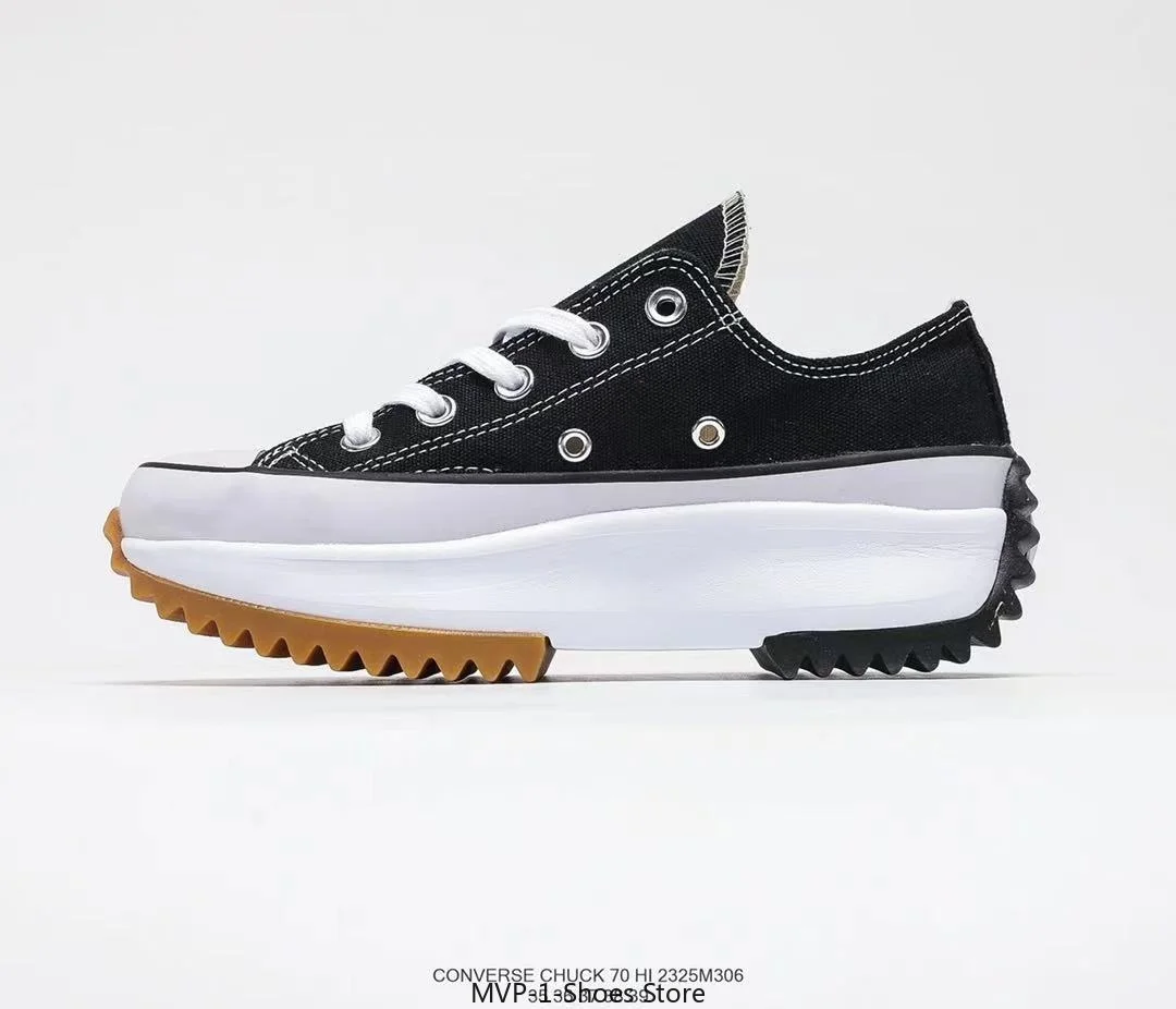 

Кроссовки на высокой платформе Run Star для мужчин и женщин, классические туфли для скейтборда, черные, оригинал