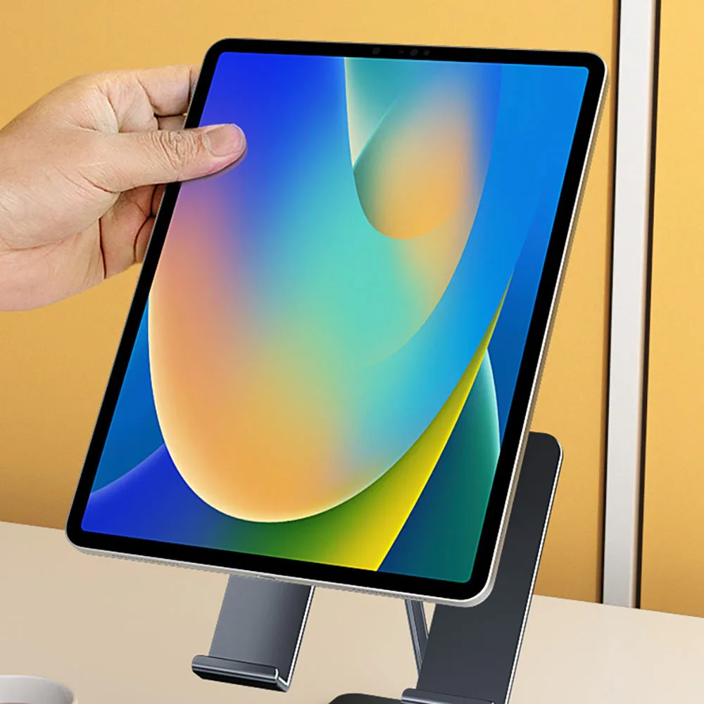 Настольная подставка-держатель для планшетов iPad Air M4 M3 M2 M1, Xiaomi Pad 6 Pro 6S, Kindle 9 10 11 12.9 13 дюймов, регулируемая, для рабочего стола (art.: 3920daec692c1) - 3920daec692c1