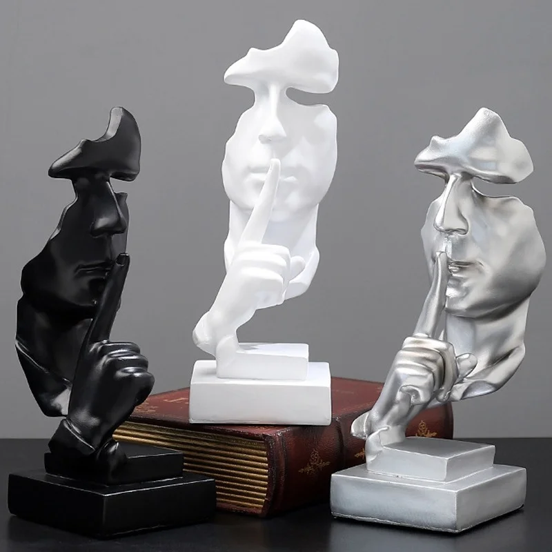 

3D статуя настольные украшения абстрактная скульптура аксессуары для украшения дома декоративная художественная Статуэтка декор для офиса...
