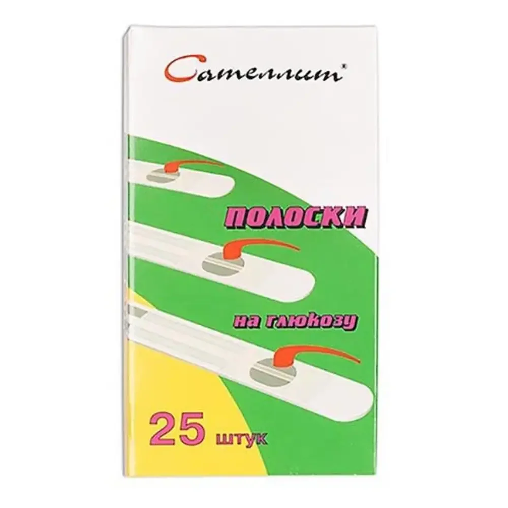 Тест-полоски к Глюкометру &quotСателлит&quot (ПКГ-02) №25 |