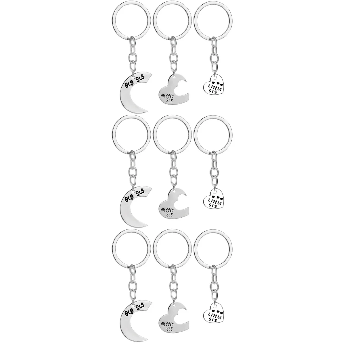

Keyring Keychain Friendship Sister Keychains Best Friend Key Alloy Ringbig Keychian Graduationsoul Filler Year New Metal