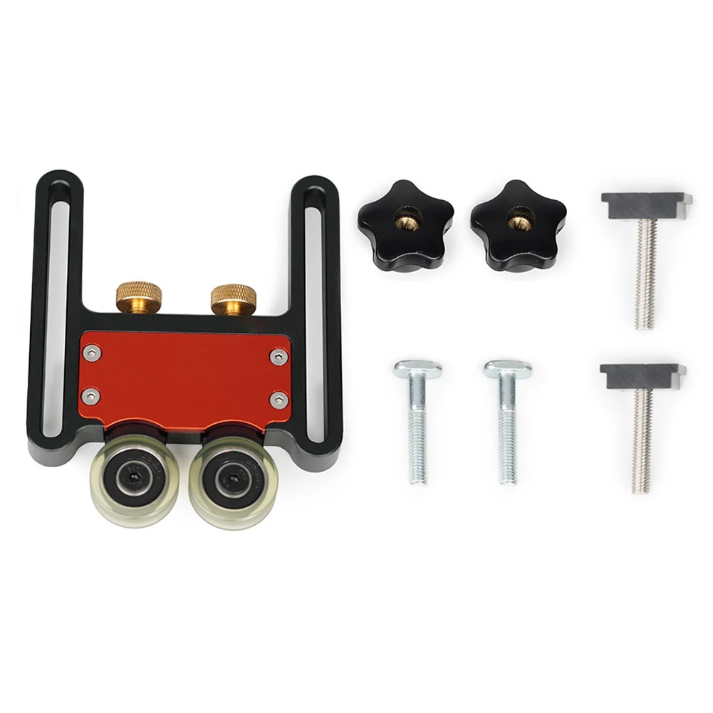 

Brand New Bear Roller Feeder Roller Guide Aluminum Alloy Anti Rebound Auxiliary Tool Multi-purpose Pushing Stability