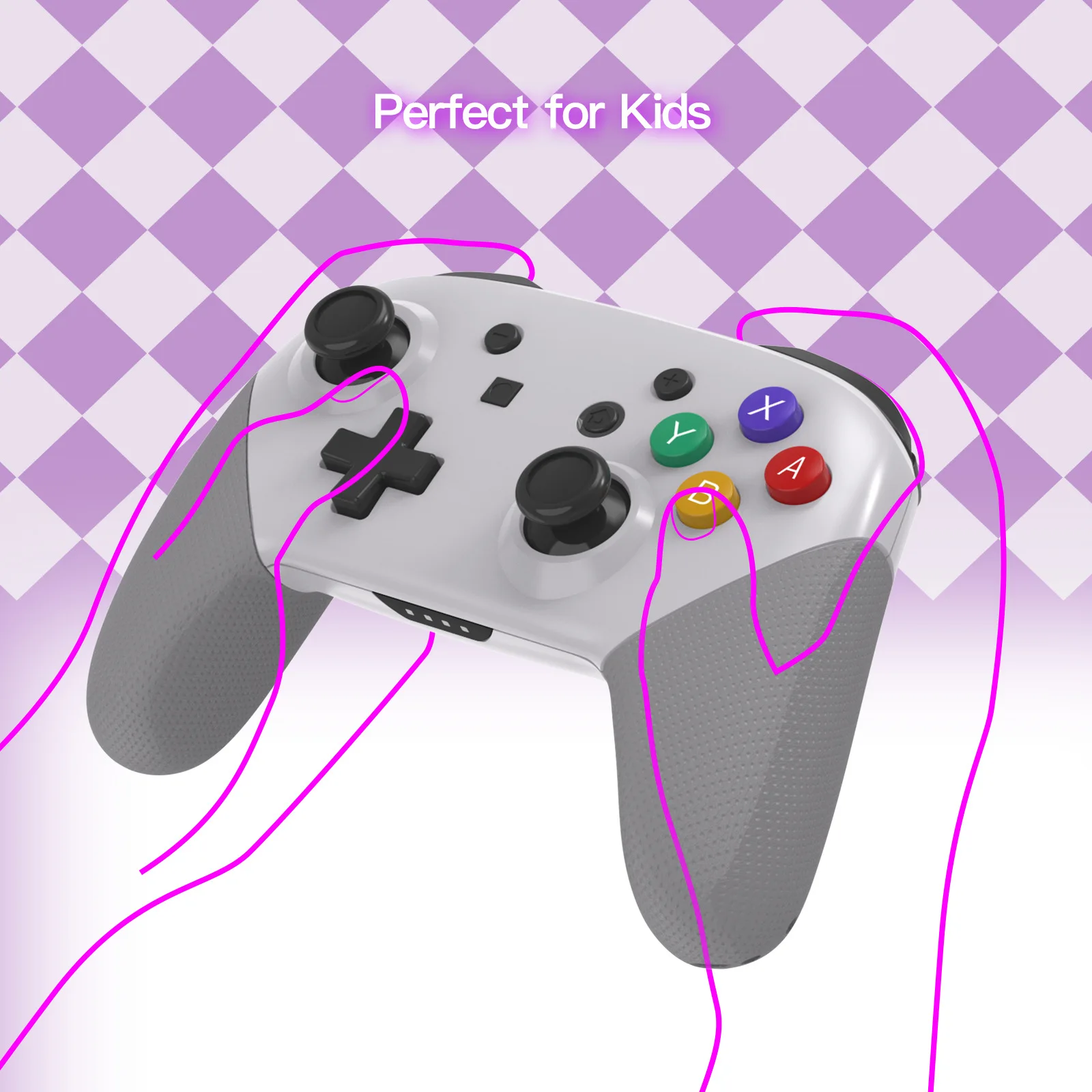 

Мини-джойстик, беспроводной контроллер для переключателя Turbo джойстик Bluetooth для геймпад для переключателя/переключателя Lite/переключателя ...