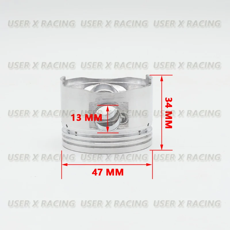 

USERX Universal Motorcycle Performance Parts Engine Piston Ring Kit For Scooter ATV GY6 80cc