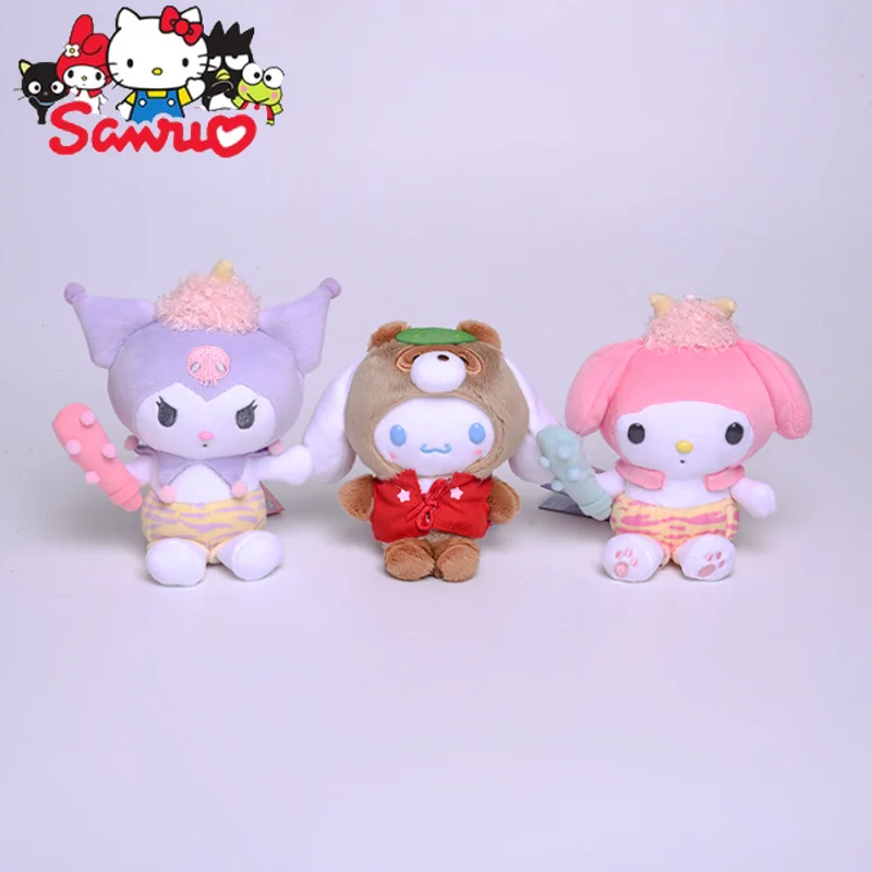 

Японская креативная милая серия монстров Sanrio Melody Kuromi Cinnamoroll игрушечная кукла подвесное украшение Аниме кукла подарки 12 см