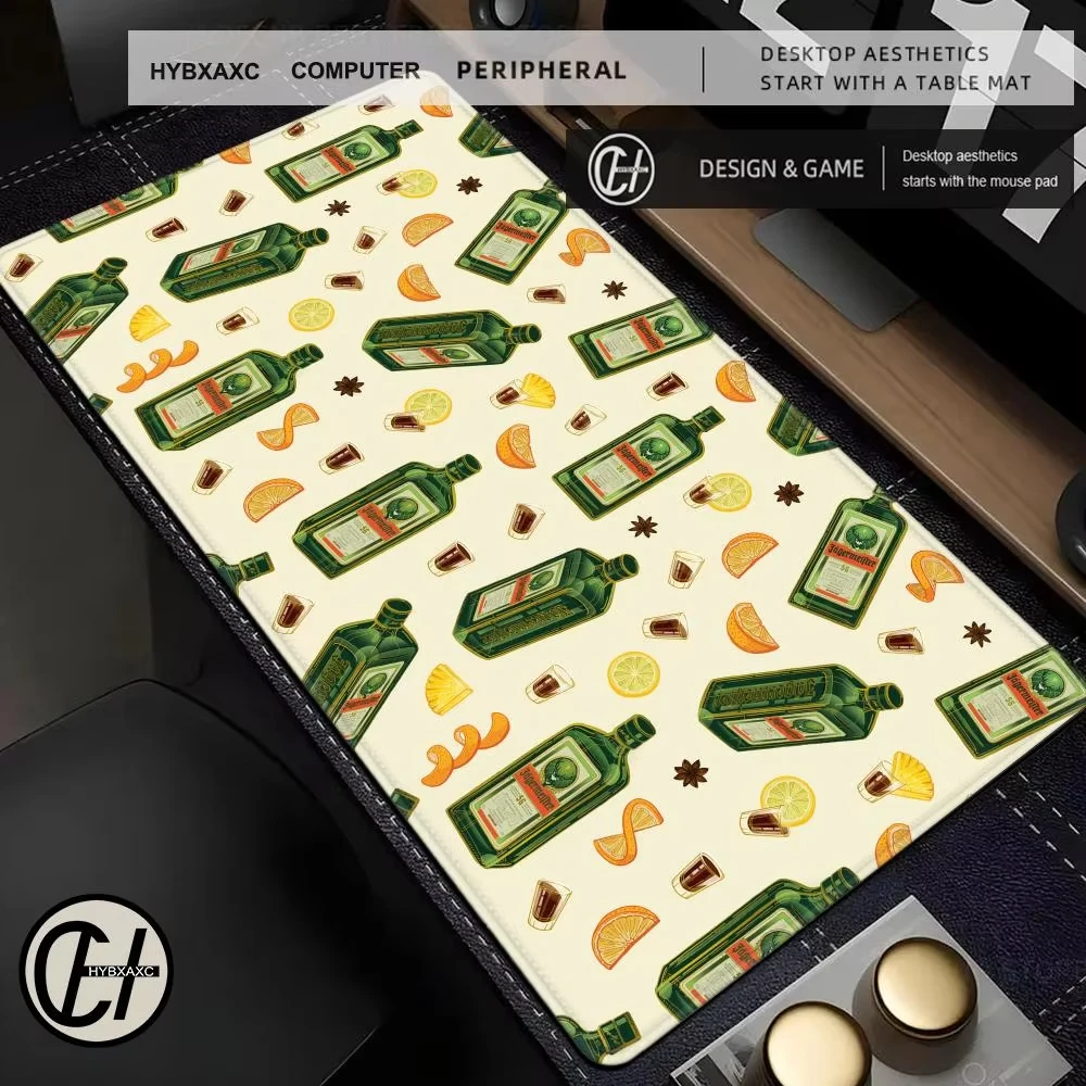 Фото Модный коврик для мыши J-Jagermeister, компьютерный ноутбук, игровой офис, защита на запястье, нескользящий коврик для клавиатуры №1
