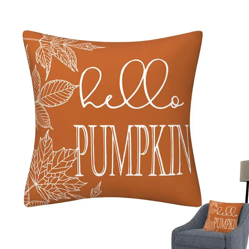 

Thanksgiving Pillow Covers Fall Decor Pillow Covers Reusable Autumn Cushion Cover Fall Decor Pillow Covers For Home Thanksgiving