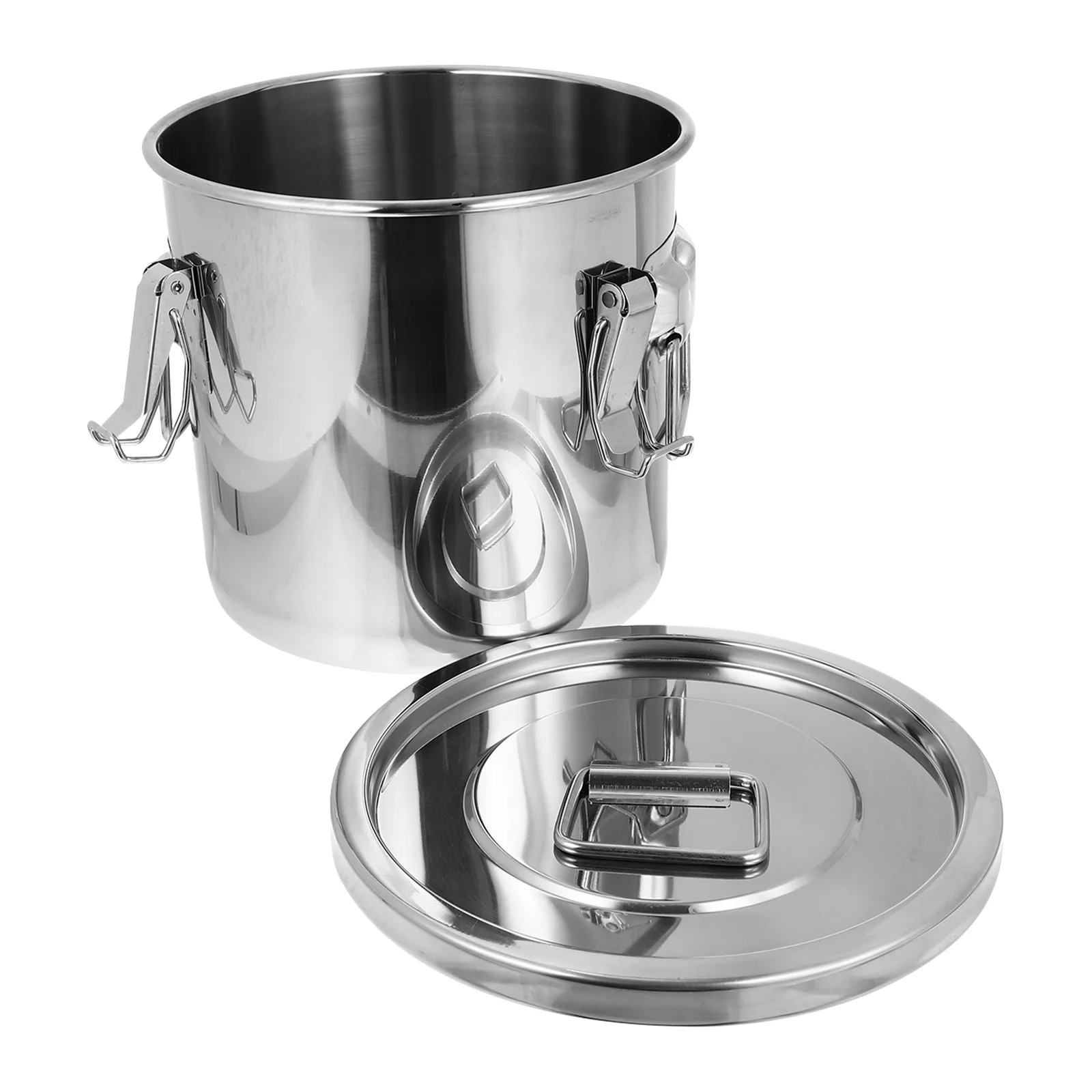 

1pc Stainless Steel Thick Stockpot Large Capacity Soup Pot Multipurpose Bucket