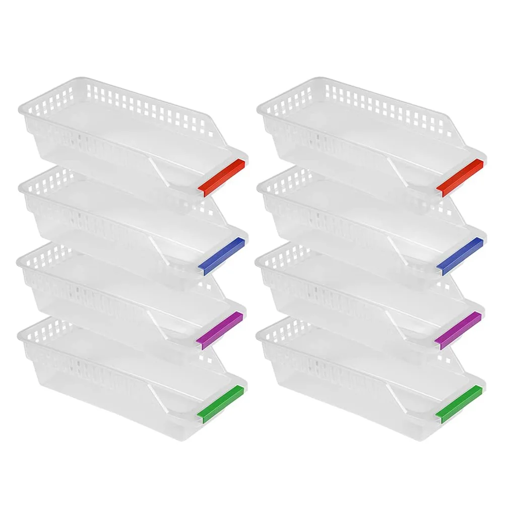 

Bins Fridge Storage Vegetable Organizers Clear Pantry Drainer Box Organization Organizing Refrigerator Kitchencontainers