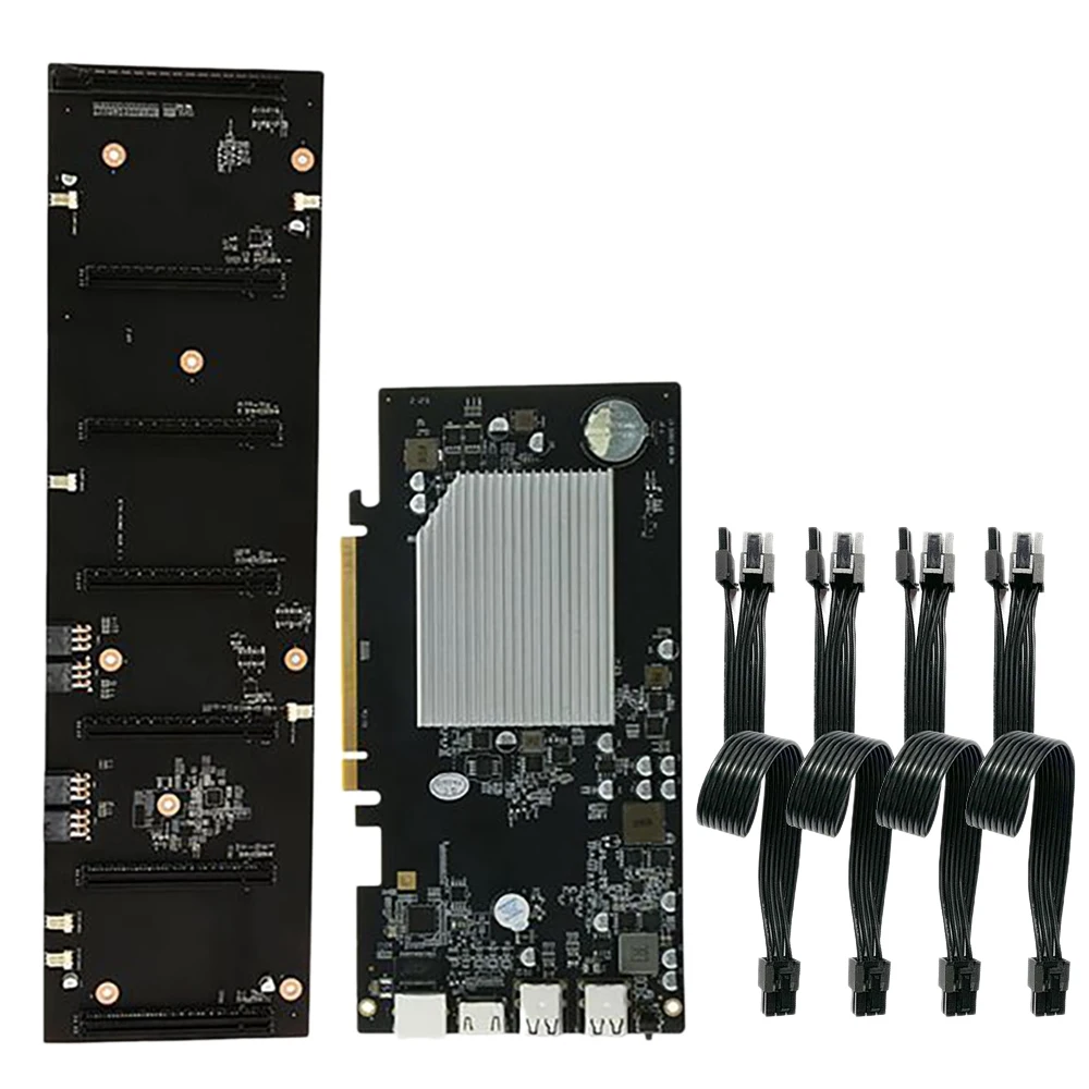 ETH-HSW2 BTC набор материнской платы для майнинга 6XPCIE X16 слот графической карты 70 мм DDR3