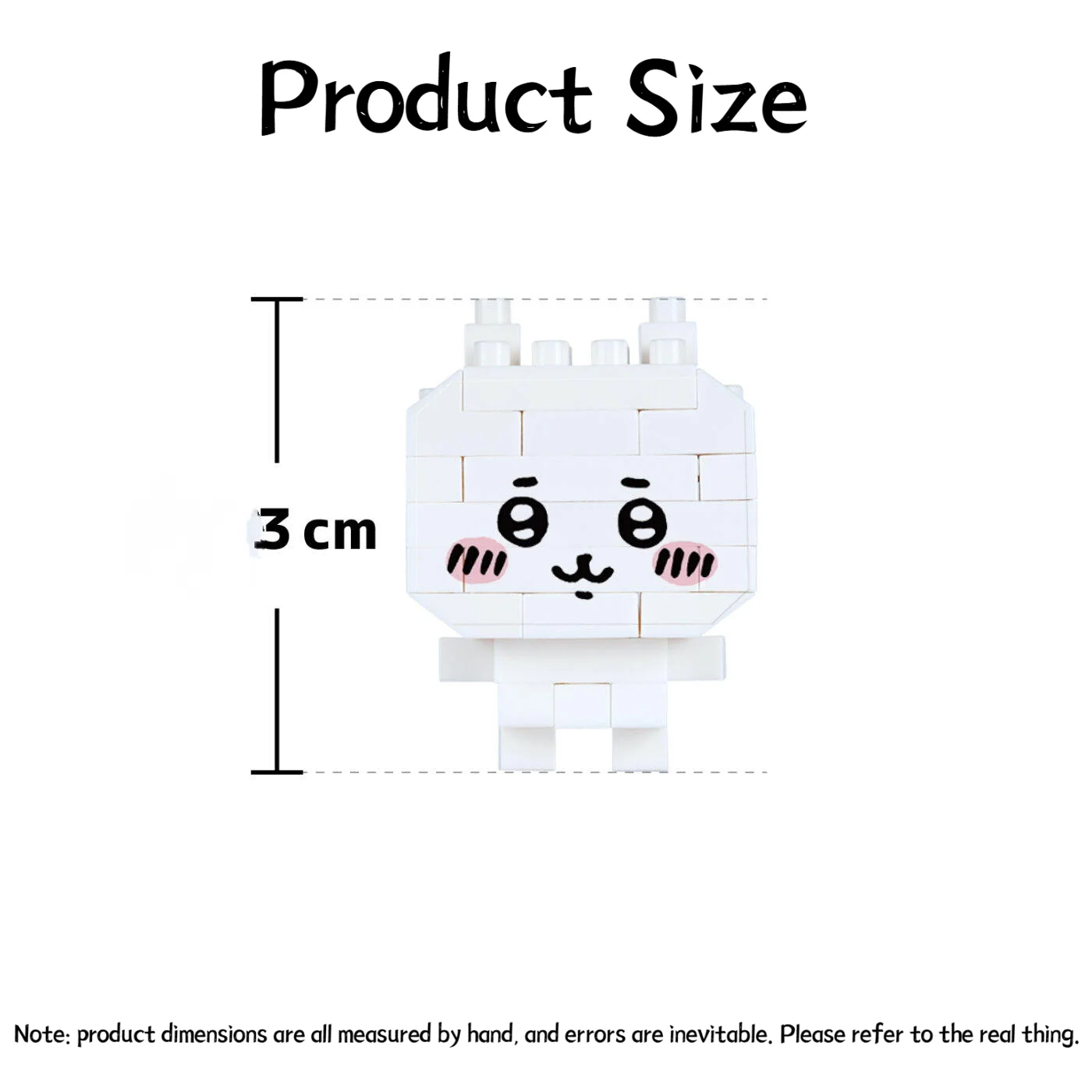 Набор микро-блоков Nanoblock Chiikawa Usagi: миниатюрная модель, милая японская оригинальная мультяшная фигурка-головоломка, подарок (art.: 3920d8a421a99) - 3920d8a421a99