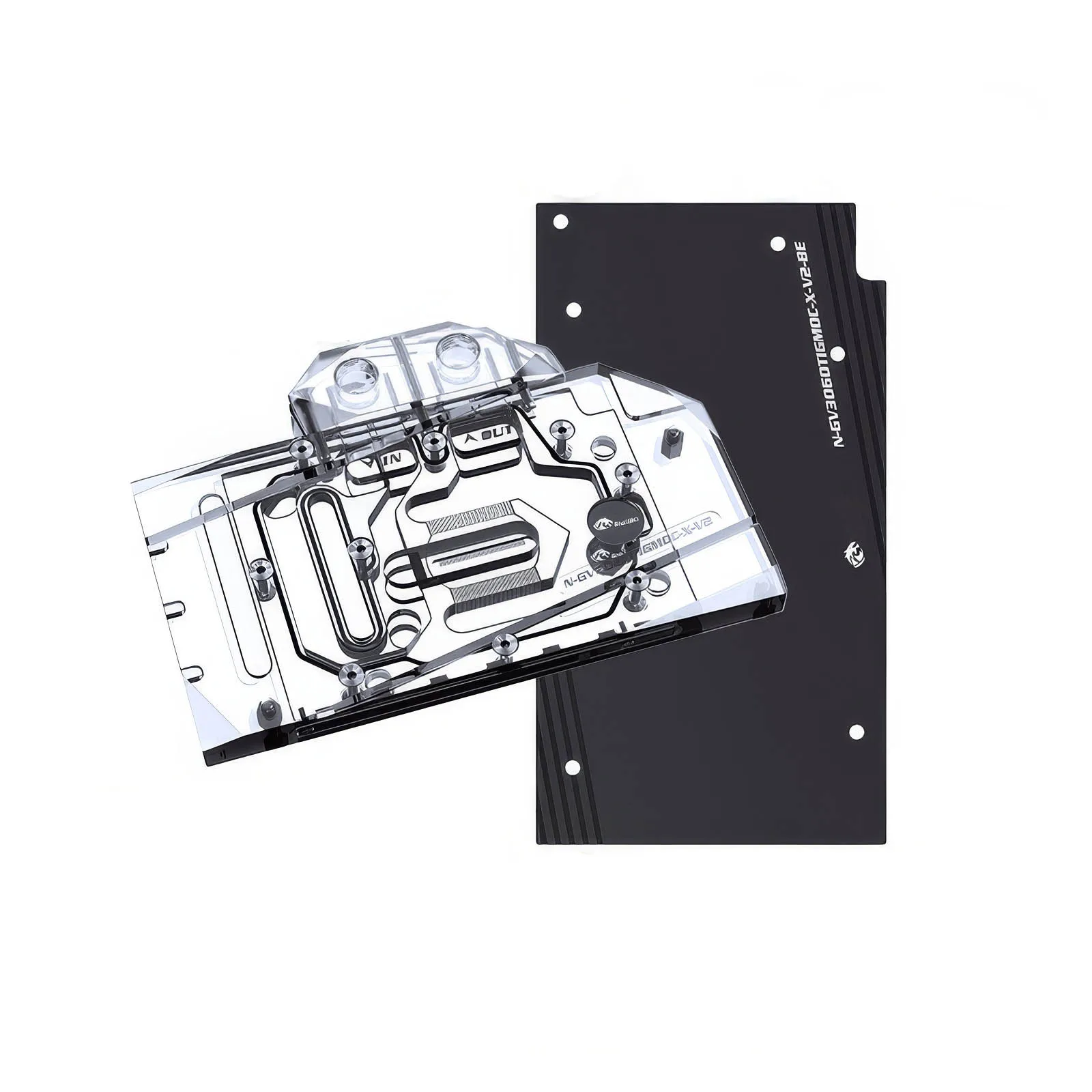 Блок водяного охлаждения Bykski с полным покрытием RGB GPU для GIGA RTX3060Ti Engle OC N-GV3060TIGMOC-X-V2