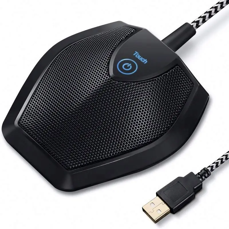 

Boundary Mic Omnidirectional Condenser Microphone Online Recording for PC Meeting For Class Reporter Skype Boundary Mic USB Mic