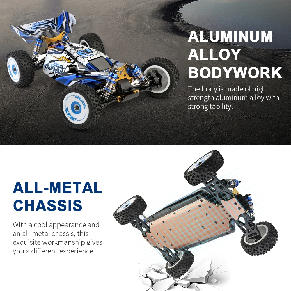 WLtoys 144010 124016 /124017 V2 бесщеточный грузовик 75KMH 1/12 AWD 4X4 высокоскоростной