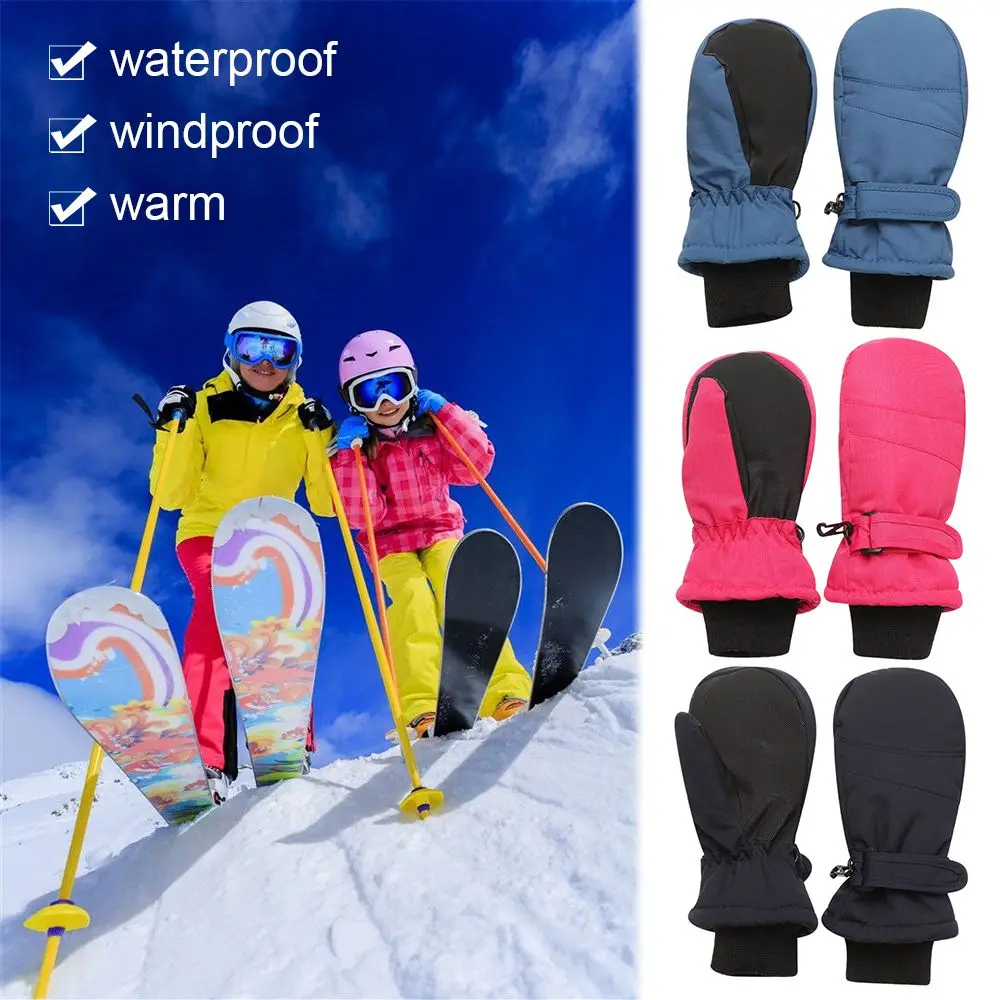 

Ветрозащитные водонепроницаемые плотные теплые детские перчатки с длинными рукавами для катания на лыжах и сноуборде