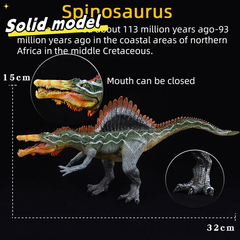 Имитация мира динозавров Юрского периода модель спинозавра экшн-кукла детский