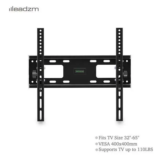 

32-65" Flat Tilting TV Wall Mount with Spirit Level